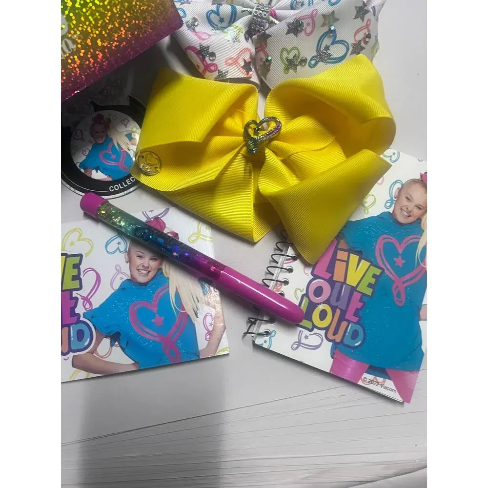 JOJO SIWA Bow Club BFF Collection Hair Bows Gift Set Limited Edition Plus MORE